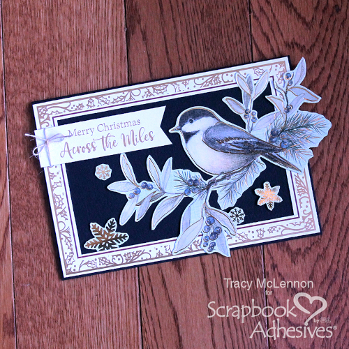 Up-Cycled Holiday Card Duo by Tracy McLennon for Scrapbook Adhesives by 3L 