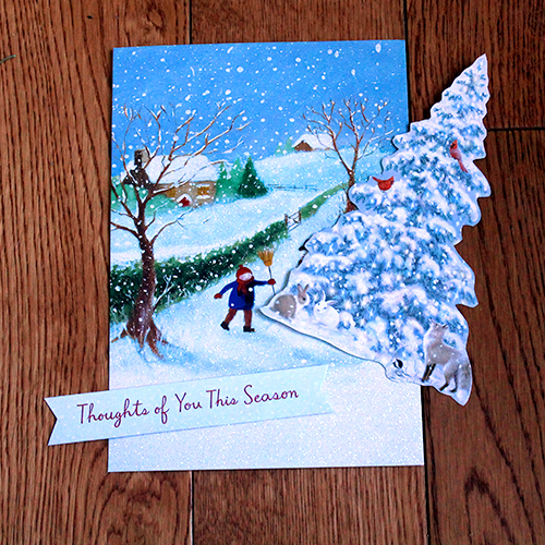 Up-Cycled Holiday Card Duo by Tracy McLennon for Scrapbook Adhesives by 3L 