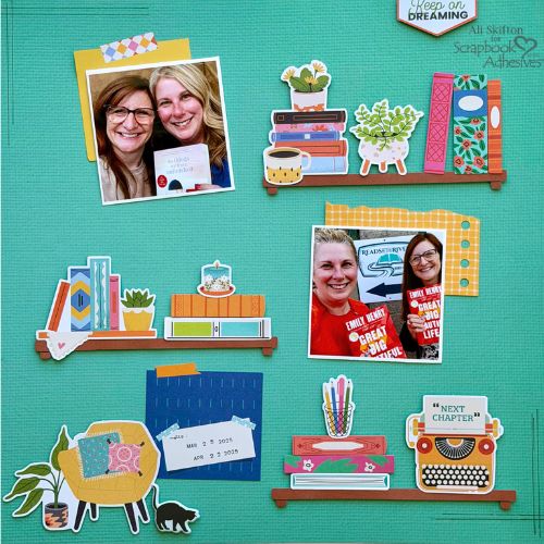 CAS Bookworm Layout by Ali Skifton for Scrapbook Adhesives by 3L 