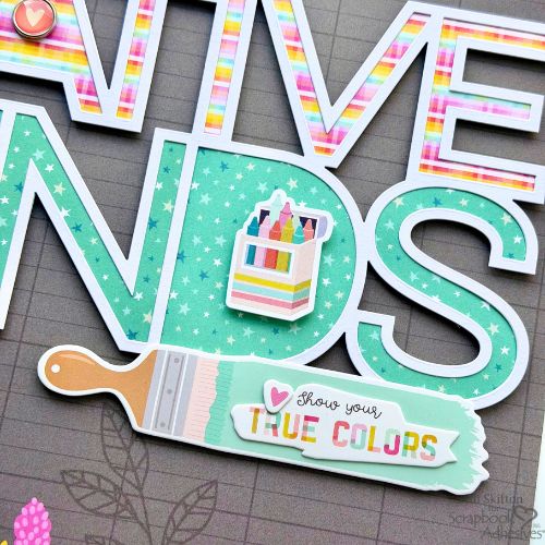 Creative Friends Layout by Ali Skifton for Scrapbook Adhesives by 3L 