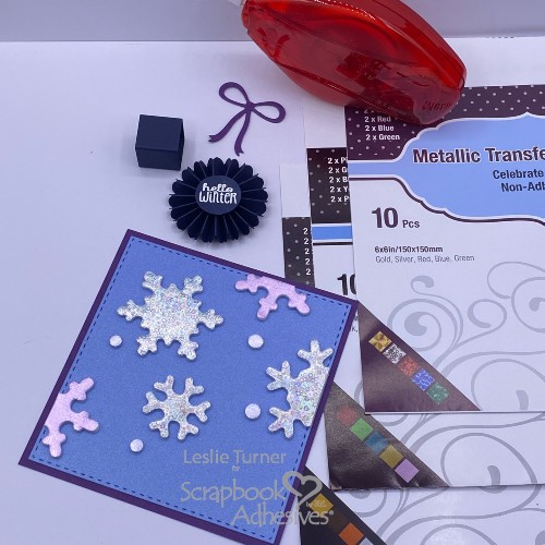 Snowflake Shadow Box by Leslie Turner for Scrapbook Adhesives by 3L