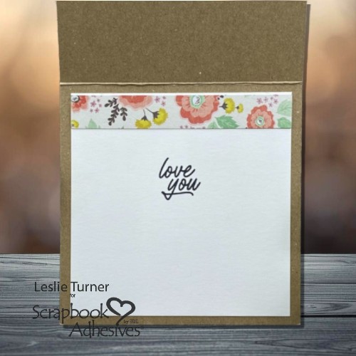 TEA-riffic Friendship Card by Leslie Turner for Scrapbook Adhesives by 3L