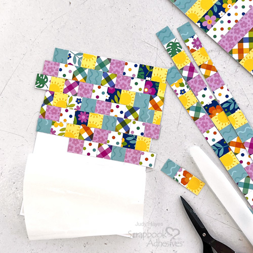 Patchwork Birthday Card by Judy Hayes for Scrapbook Adhesives by 3L