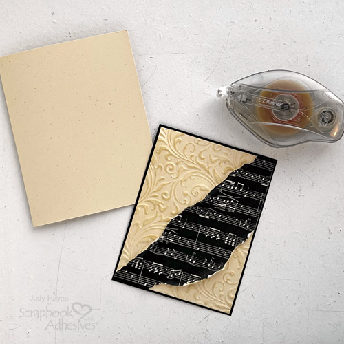 Gold Thread With Love Card by Judy Hayes for Scrapbook Adhesives by 3L 