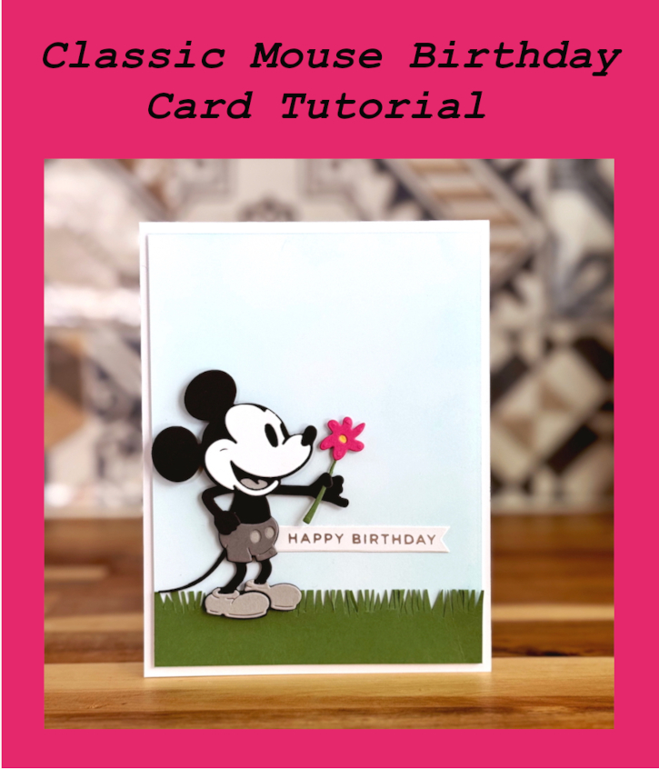 Classic Mouse Birthday Card by Jennifer Ingle for Scrapbook Adhesives by 3L Pinterest