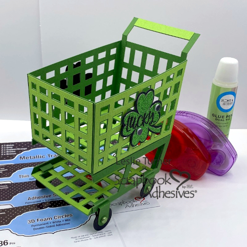 St. Patrick's Day Shopping Cart by Leslie Turner for Scrapbook Adhesives by 3L