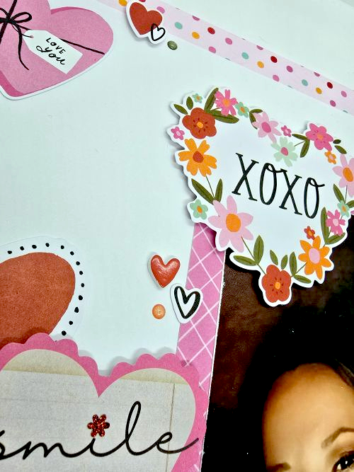 Love Story Layout by Kristin Rizzo for Scrapbook Adhesives by 3L