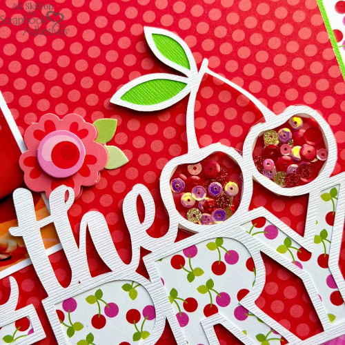 Cherry on Top Cut File Layout by Ali Skifton for Scrapbook Adhesives by 3L 