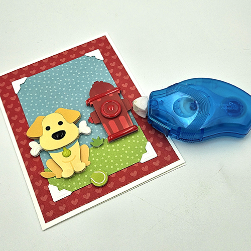 Fur You Thank You Doggie Card by Tracy McLennon for Scrapbook Adhesives by 3L 