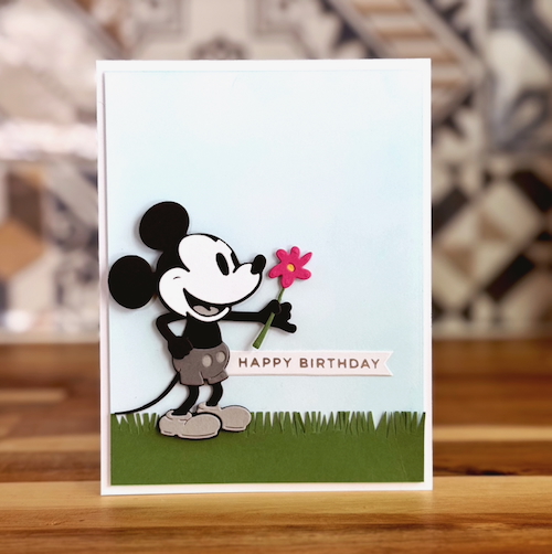 Classic Mouse Birthday Card by Jennifer Ingle for Scrapbook Adhesives by 3L