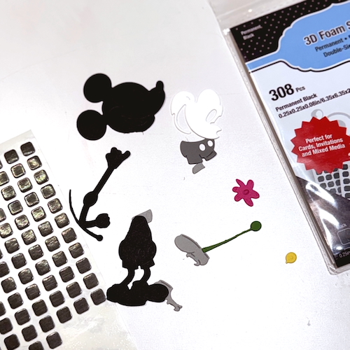 Classic Mouse Birthday Card by Jennifer Ingle for Scrapbook Adhesives by 3L