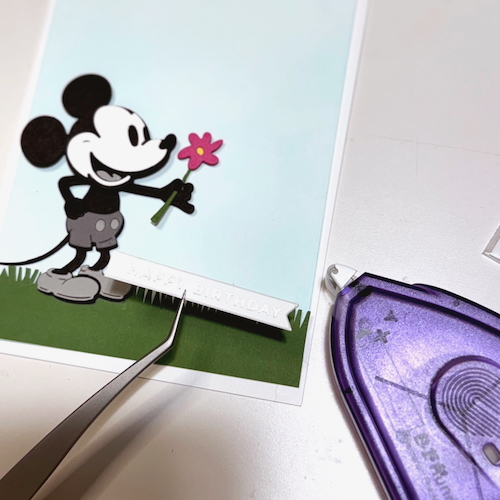 Classic Mouse Birthday Card by Jennifer Ingle for Scrapbook Adhesives by 3L