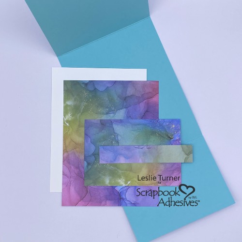 Friendship Fun Fold Card by Leslie Turner for Scrapbook Adhesives by 3L