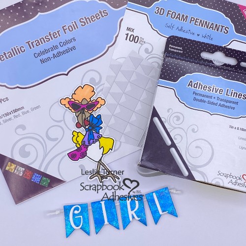 Friendship Fun Fold Card by Leslie Turner for Scrapbook Adhesives by 3L