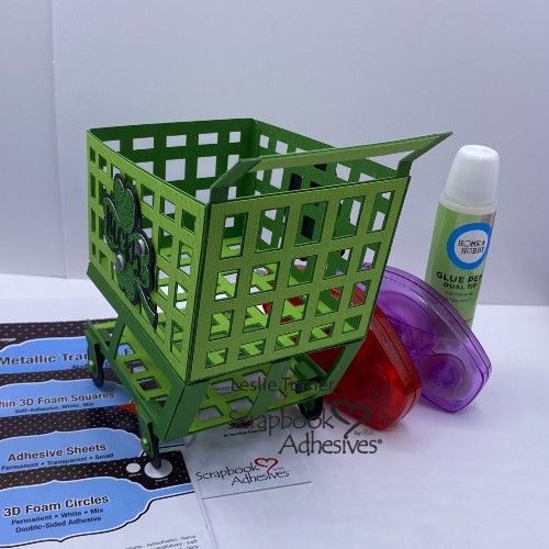 St. Patrick's Day Shopping Cart by Leslie Turner for Scrapbook Adhesives by 3L