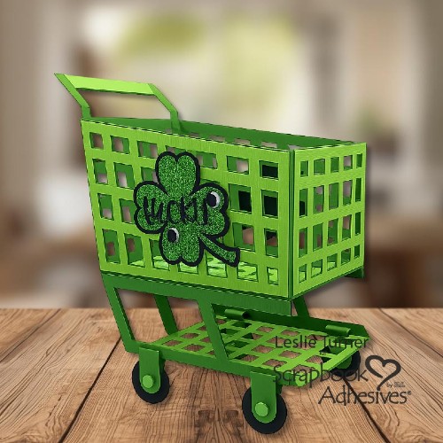 St. Patrick's Day Shopping Cart by Leslie Turner for Scrapbook Adhesives by 3L