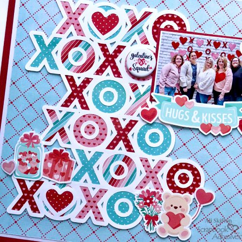 XOXO Scrapbook Layout by Ali Skifton for Scrapbook Adhesives by 3L 