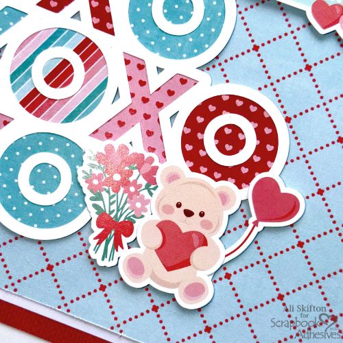 XOXO Scrapbook Layout by Ali Skifton for Scrapbook Adhesives by 3L 