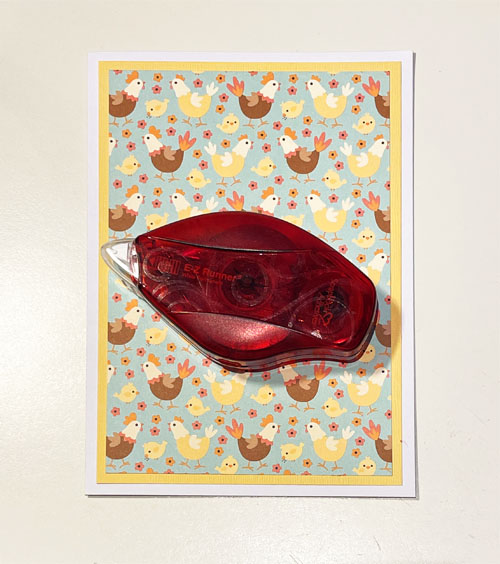 Spring Chicken Birthday Card by Yvonne van de Grijp for Scrapbook Adhesives by 3L