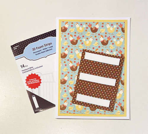 Spring Chicken Birthday Card by Yvonne van de Grijp for Scrapbook Adhesives by 3L