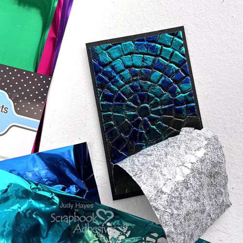 Foil Mosaic Birthday Card by Judy Hayes for Scrapbook Adhesives by 3L