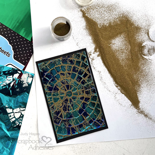 Foil Mosaic Birthday Card by Judy Hayes for Scrapbook Adhesives by 3L