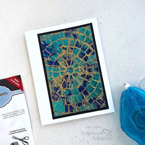 Foil Mosaic Birthday Card by Judy Hayes for Scrapbook Adhesives by 3L