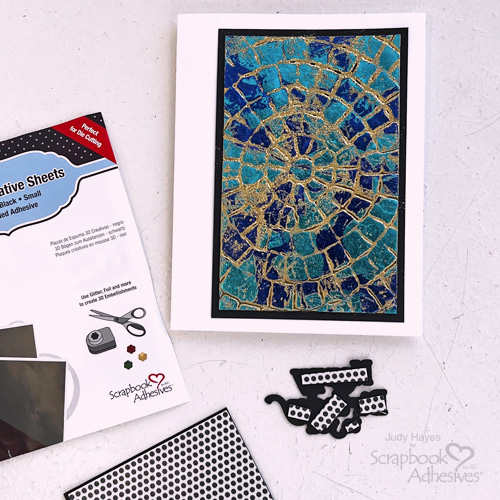 Foil Mosaic Birthday Card by Judy Hayes for Scrapbook Adhesives by 3L