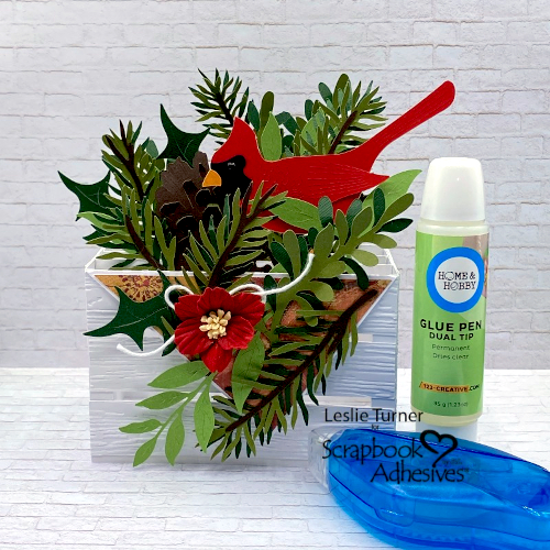 Sympathy Box Card by Leslie Turner for Scrapbook Adhesives by 3L