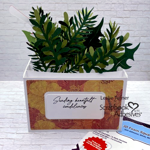 Sympathy Box Card by Leslie Turner for Scrapbook Adhesives by 3L