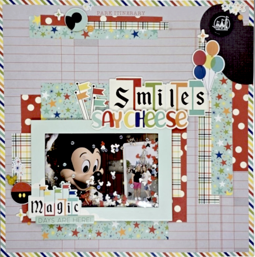 Smile, Say Cheese Layout by Kristin Rizzo for Scrapbook Adhesives by 3L 