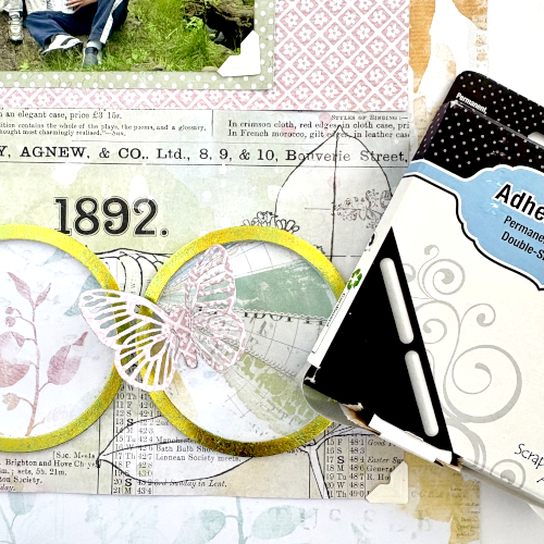 Lovely Moment Layout by Margie Higuchi for Scrapbook Adhesives by 3L 