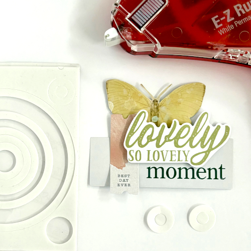 Lovely Moment Layout by Margie Higuchi for Scrapbook Adhesives by 3L 