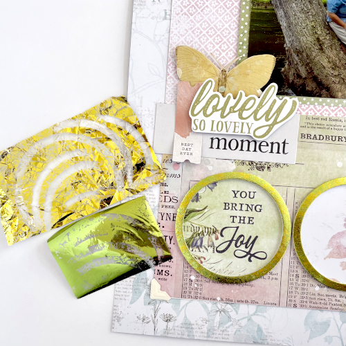 Lovely Moment Layout by Margie Higuchi for Scrapbook Adhesives by 3L 