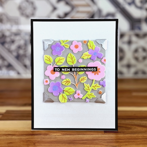 New Beginnings Spring Card by Jennifer Ingle from Scrapbook Adhesives by 3L 