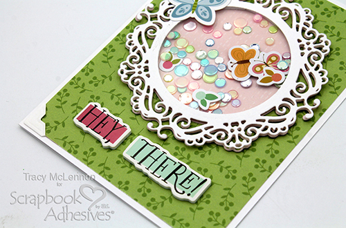 Hey There Spring Shaker Card by Tracy McLennon for Scrapbook Adhesives by 3L 