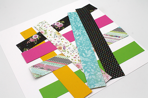 Bright Woven Layout by Tracy McLennon for Scrapbook Adhesives by 3L
