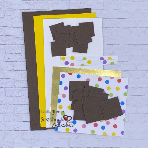 Chocolate Bar Card by Leslie Turner for Scrapbook Adhesives by 3L 