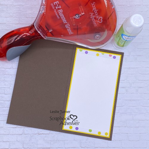 Chocolate Bar Card by Leslie Turner for Scrapbook Adhesives by 3L 