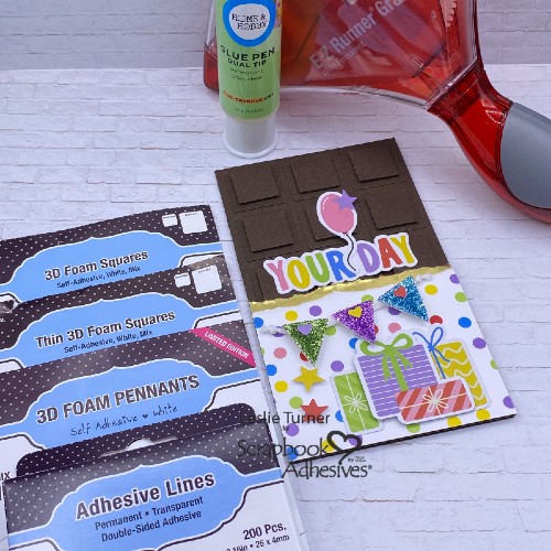 Chocolate Bar Card by Leslie Turner for Scrapbook Adhesives by 3L 