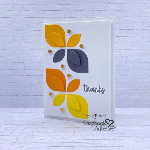 Geometric Thank You Card by Leslie Turner for Scrapbook Adhesives by 3L 