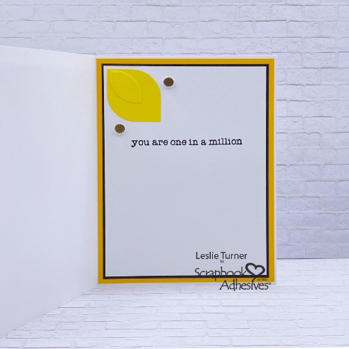 Geometric Thank You Card by Leslie Turner for Scrapbook Adhesives by 3L 