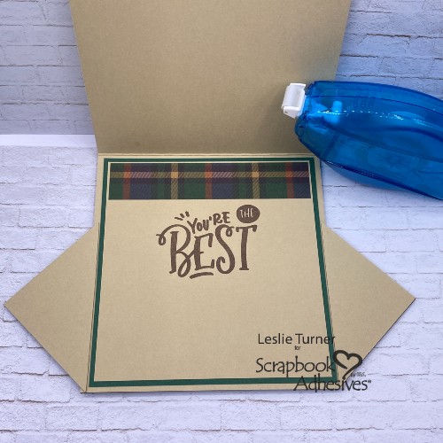 Father's Day Shirt Card by Leslie Turner for Scrapbook Adhesives by 3L 
