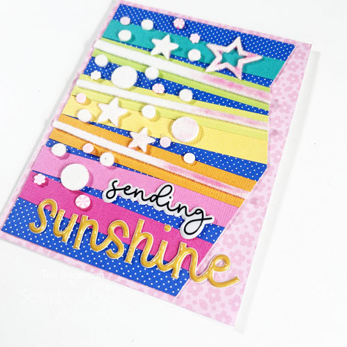 Sending Sunshine Card by Teri Anderson for Scrapbook Adhesives by 3L 