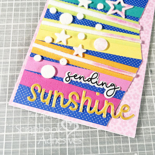 Sending Sunshine Card by Teri Anderson for Scrapbook Adhesives by 3L 