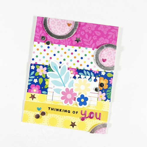 Circled Thinking of You Card by Teri Anderson for Scrapbook Adhesives by 3L 