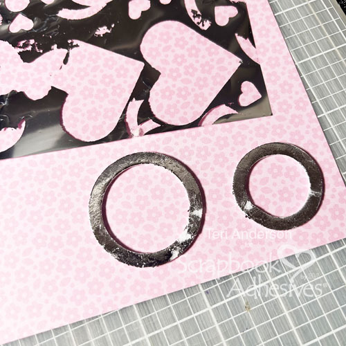 Circled Thinking of You Card by Teri Anderson for Scrapbook Adhesives by 3L 