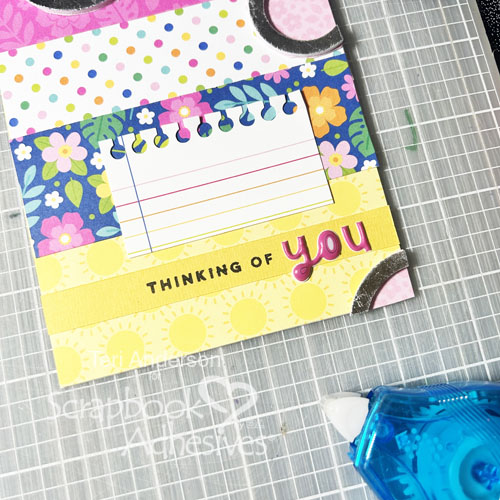 Circled Thinking of You Card by Teri Anderson for Scrapbook Adhesives by 3L 