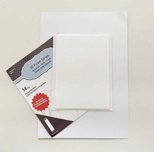 Glittered Stripe Thinking of You Card by Yvonne van de Grijp for Scrapbook Adhesives by 3L