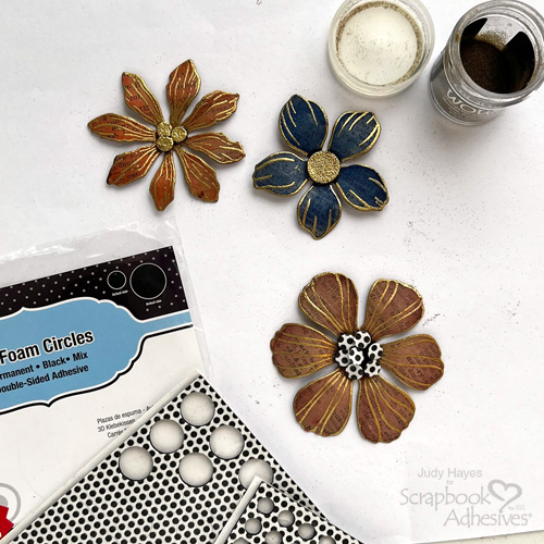 Lovely Flowers Card by Judy Hayes for Scrapbook Adhesives by 3L